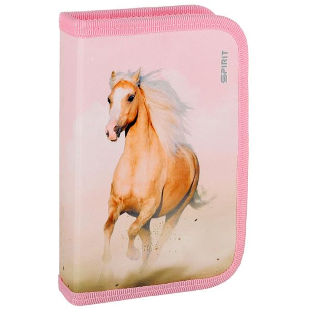 Spirit: Wild Horse mintás töltött kihajtható tolltartó 28db-os