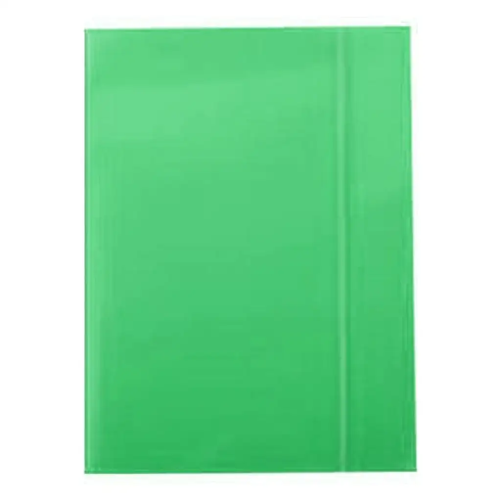 Spirit: Zöld színű gumis mappa A/4-es méretben