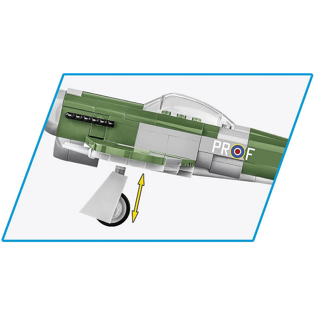 COBI: Spitfire Mk XVI Bubbletop építőjáték (5865) kép 5
