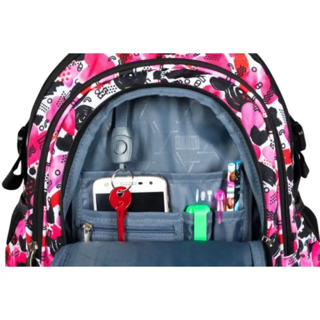 St.Right Hearts ergonomikus iskolatáska hátizsák 40x28x18cm kép 3