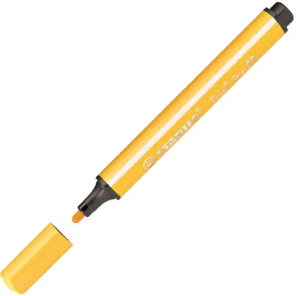 Stabilo: Trio Scribble háromszögletű filctoll sárga színben kép 2