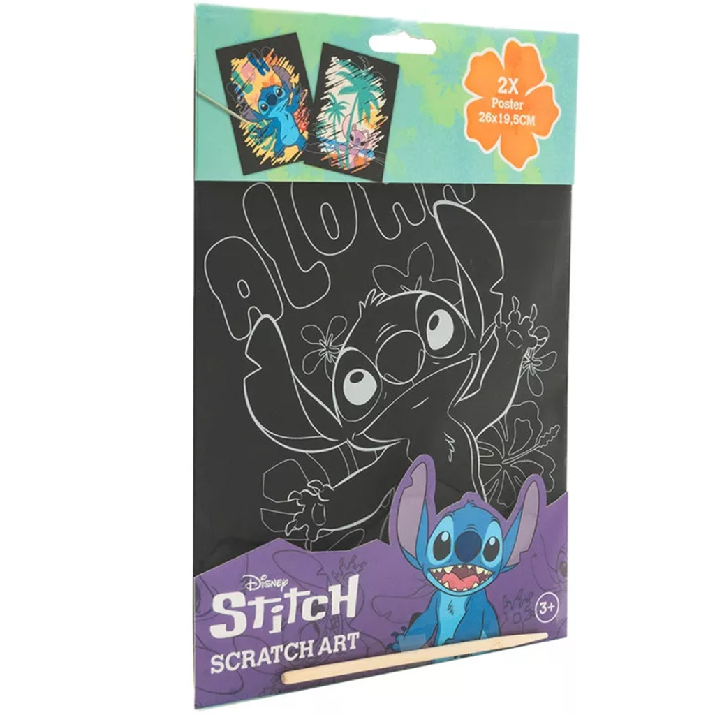 Canenco: Stitch képkarc poszter, 29x15 cm, 2 db-os kép 2