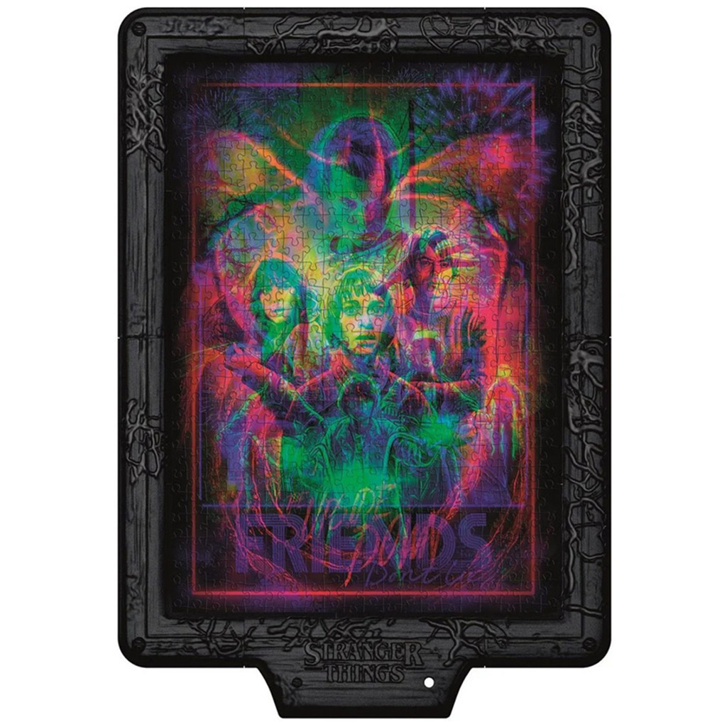 Stranger Things 520 darabos puzzle kerettel és RGB LED világítással – Clementoni kép 2