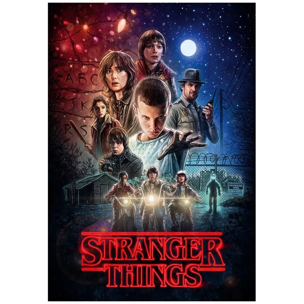 Stranger Things 1. évad 1000 db-os puzzle poszterrel - Clementoni kép 2
