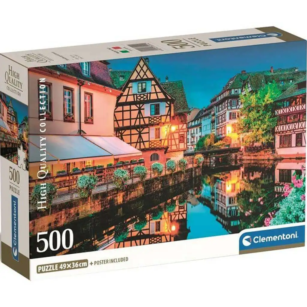 Kivilágított város HQC 500db-os Compact puzzle - Clementoni