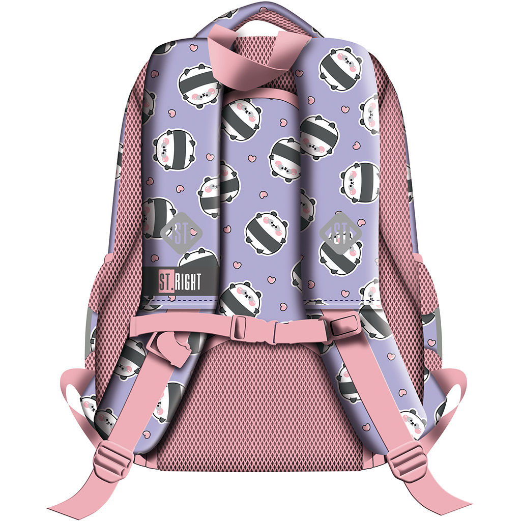 St.Right Happy panda iskolatáska, hátizsák BP26 39x27x17cm kép 2