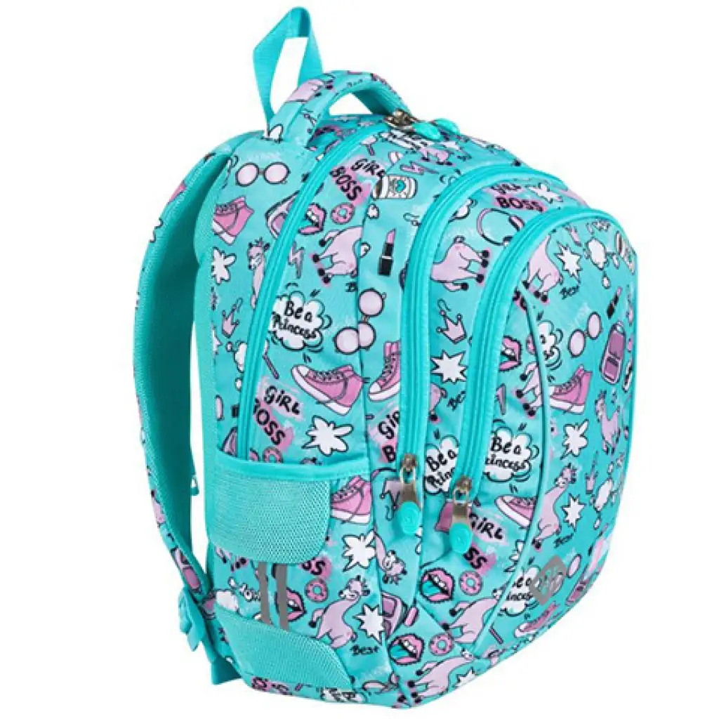 St.Right Pasztell Láma BP26 iskolatáska hátizsák 15"