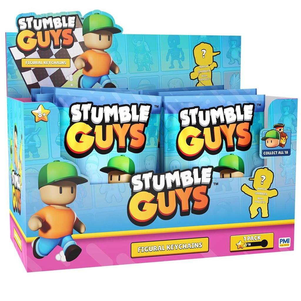 Stumble Guys meglepetés kulcstartó 1db