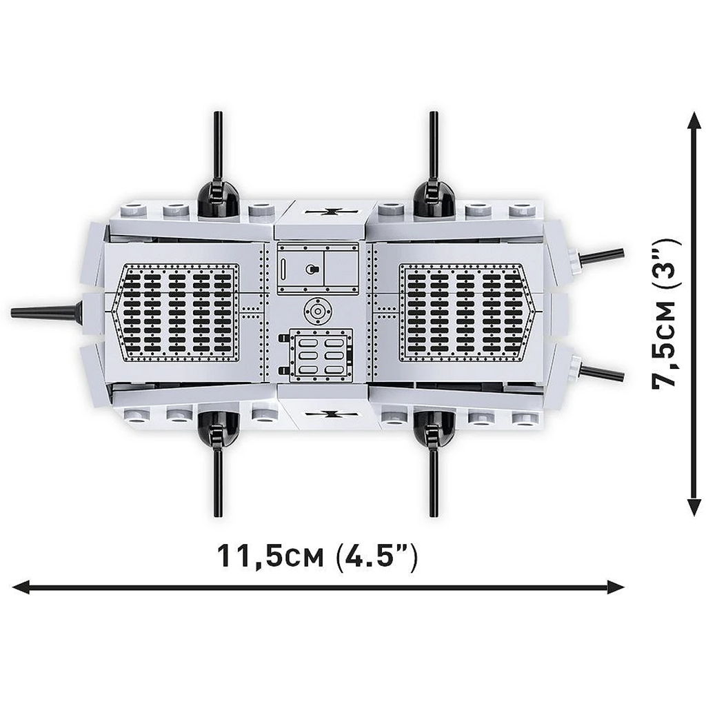 COBI: Sturmpanzerwagen A7V német harckocsi építőjáték (3094) kép 4