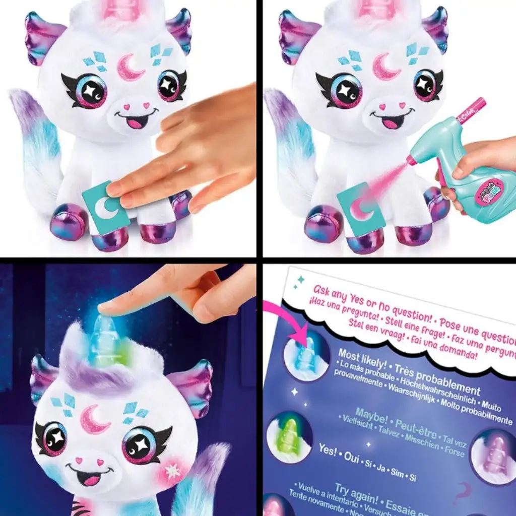 Style 4 Ever színezhető plüss kozmikus unikornis fényekkel kép 3