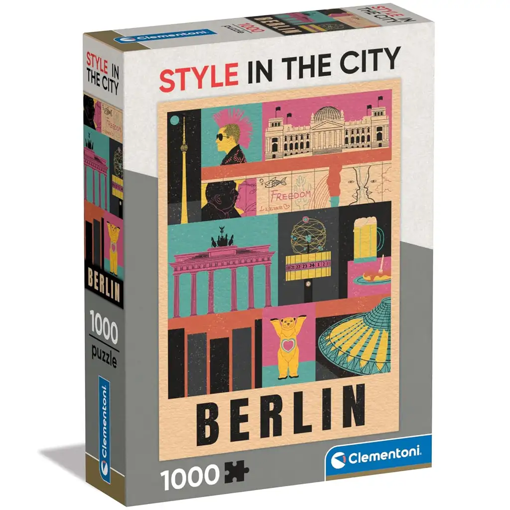 Style in the city Berlin 1000db-os puzzle - Clementoni