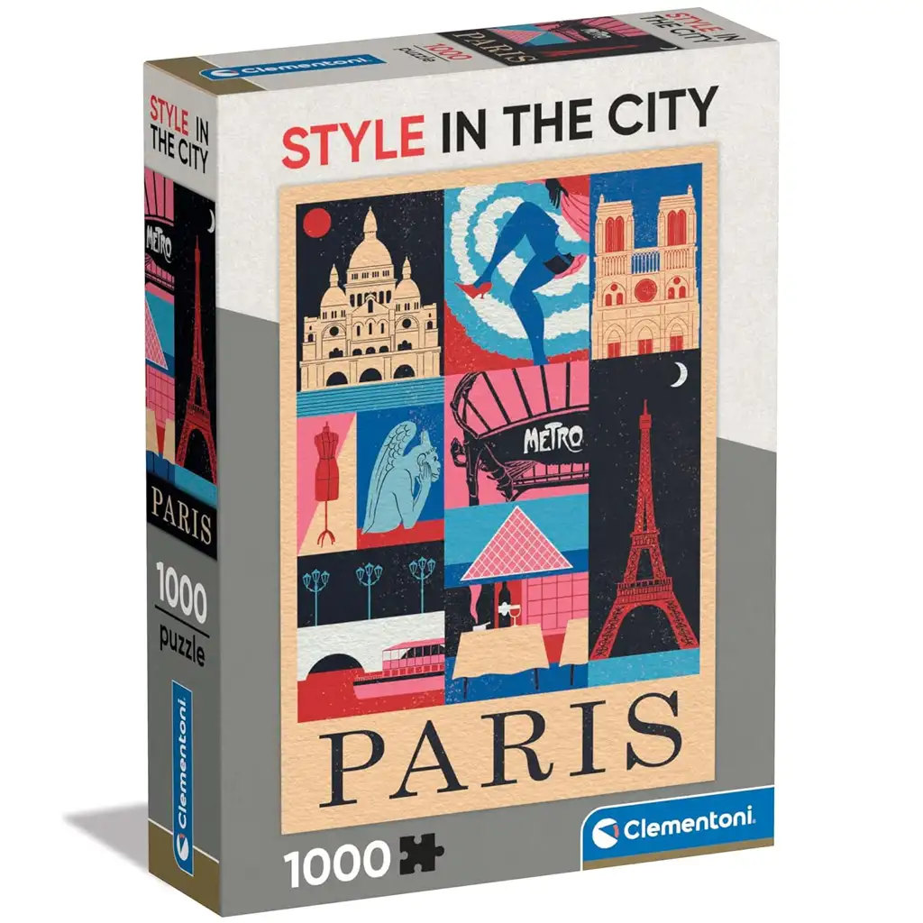 Style in the city Párizs 1000db-os puzzle - Clementoni