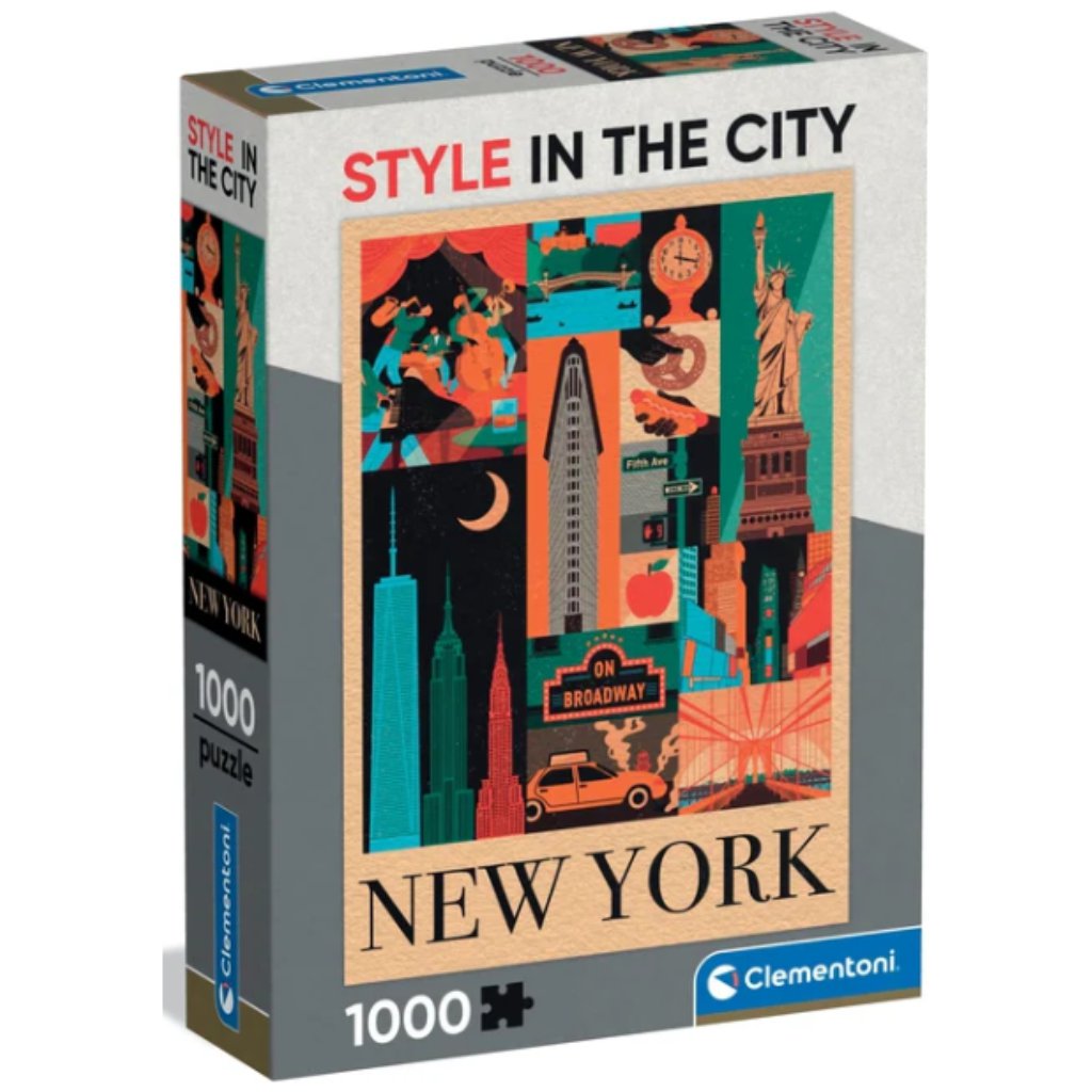 Style in the City New York puzzle 1000 db-os - Clementoni