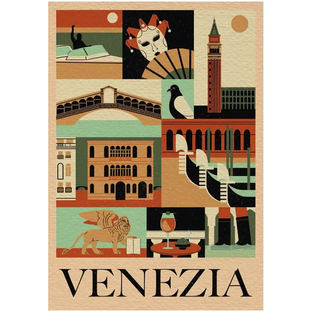 Style in the city Velence 1000db-os puzzle - Clementoni kép 2