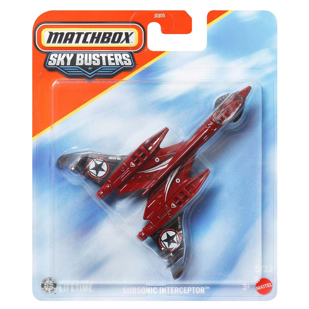 Matchbox Sky Busters: Subsonic Interceptor repülő modell 1/64 - Mattel