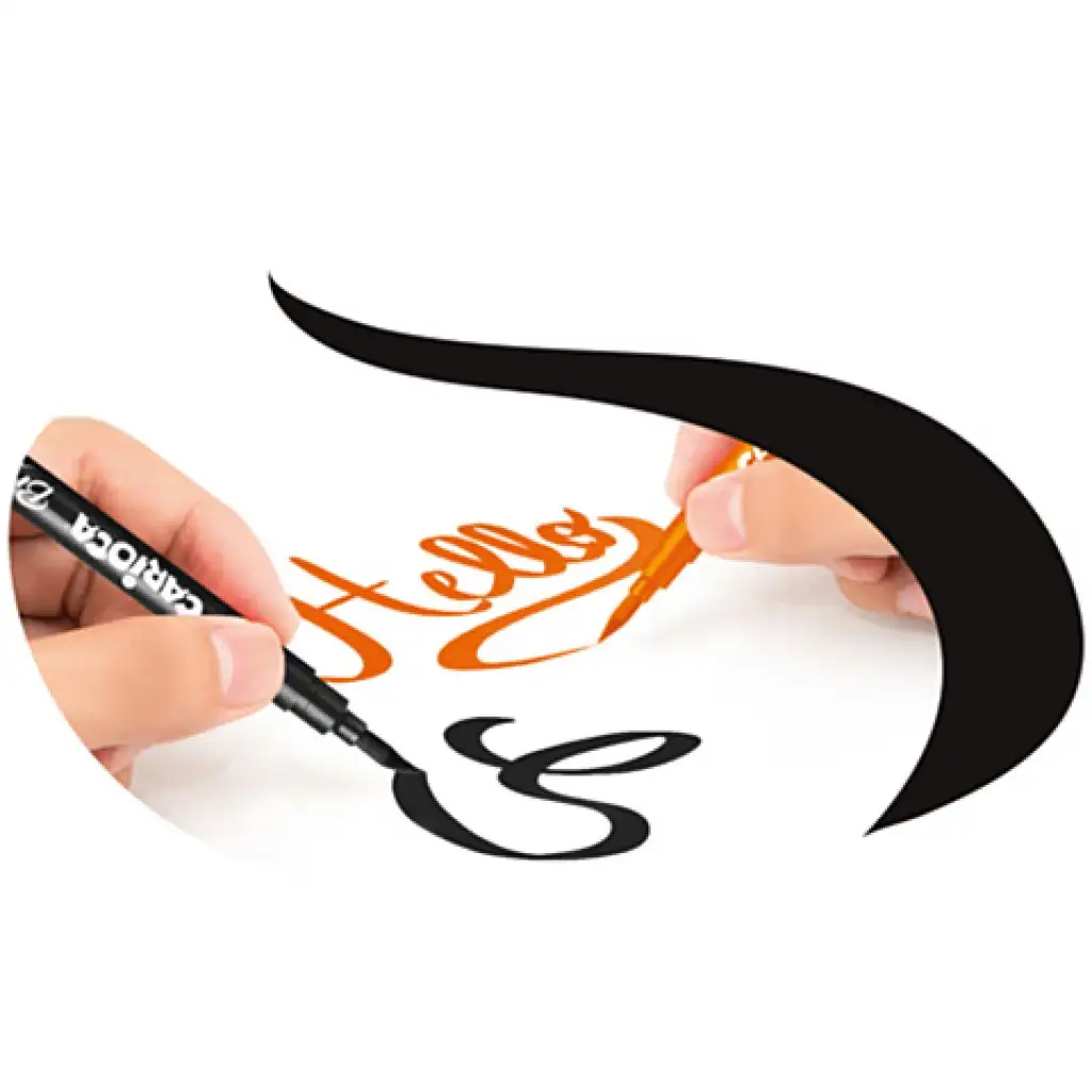 Super Brush Ecsetvégű filctoll szett 10db-os - Carioca kép 3