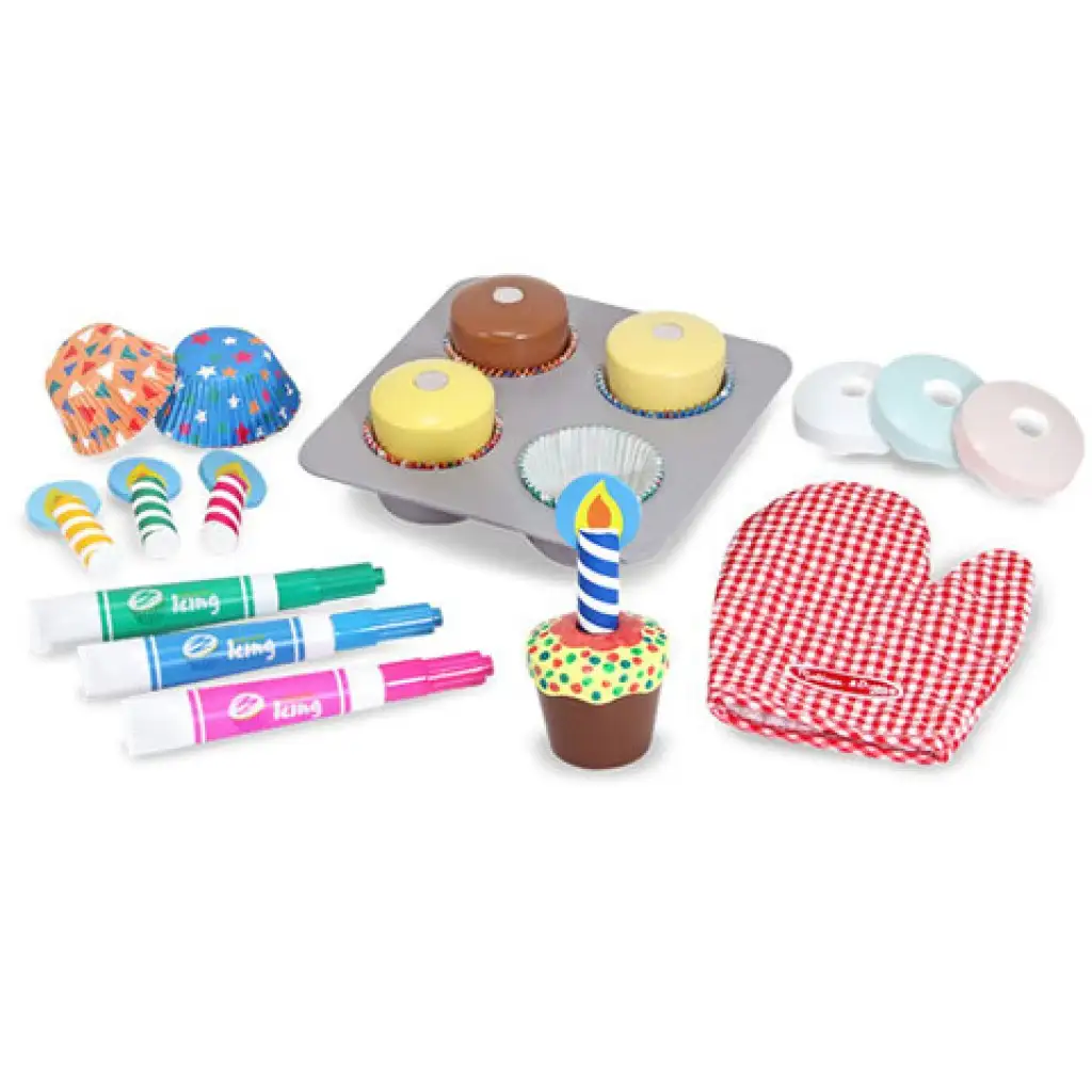 Sütés-főzés Cupcake játék szett - Melissa & Doug kép 2