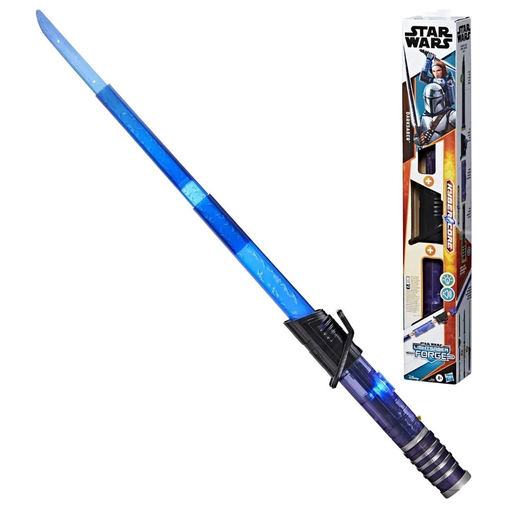 Star Wars Lightsaber Forge: Darksaber nyitható elektronikus fénykard fénnyel és hanggal - Hasbro kép 2