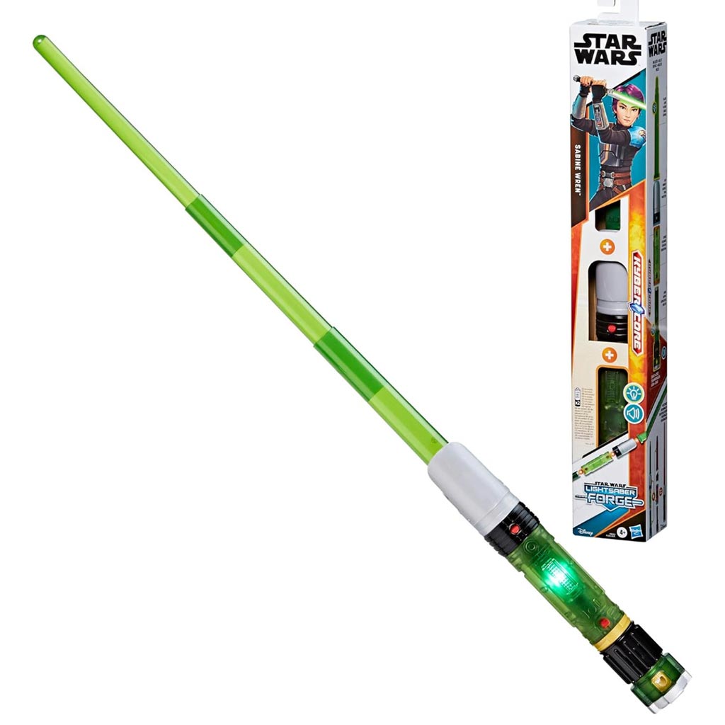 Star Wars Lightsaber Forge: Sabine Wren nyitható elektronikus fénykard fénnyel és hanggal - Hasbro kép 2