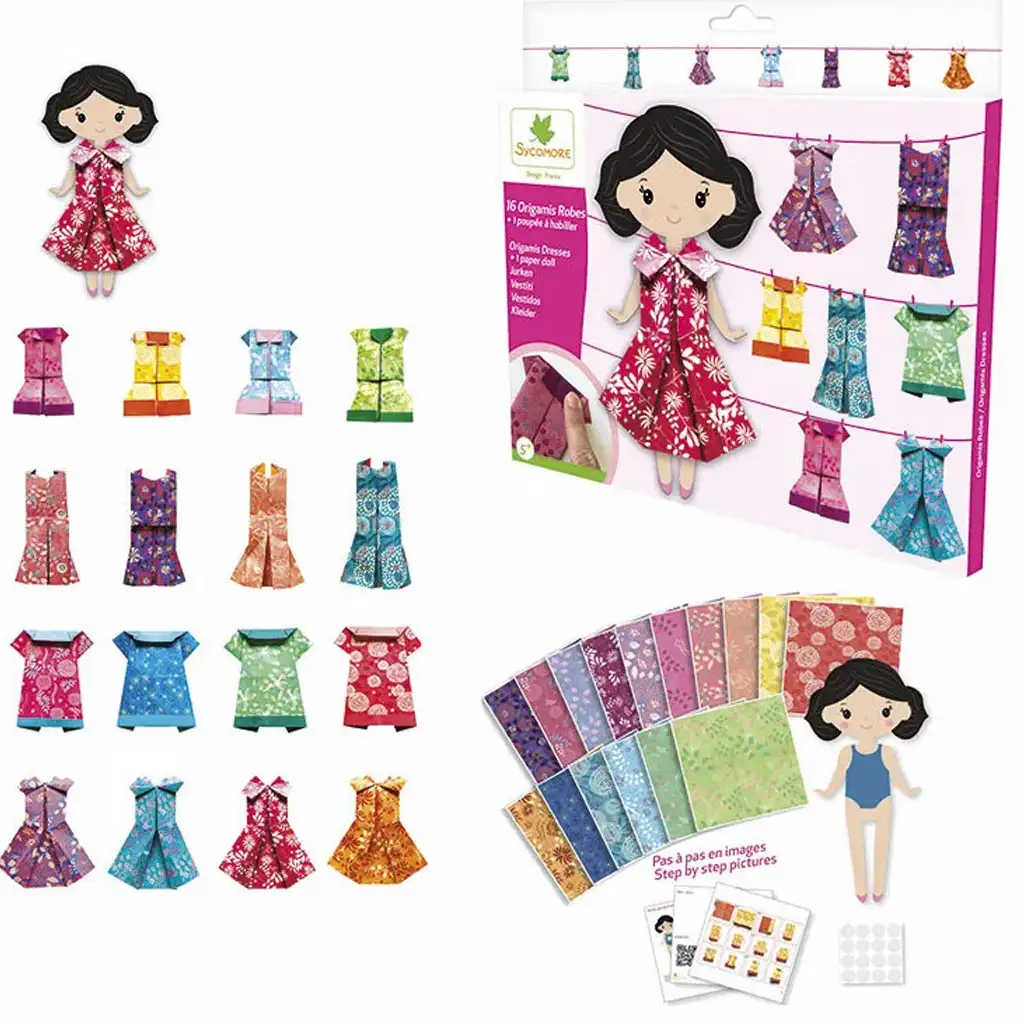 Sycomore : Origami ruhák kreatív szett kép 2