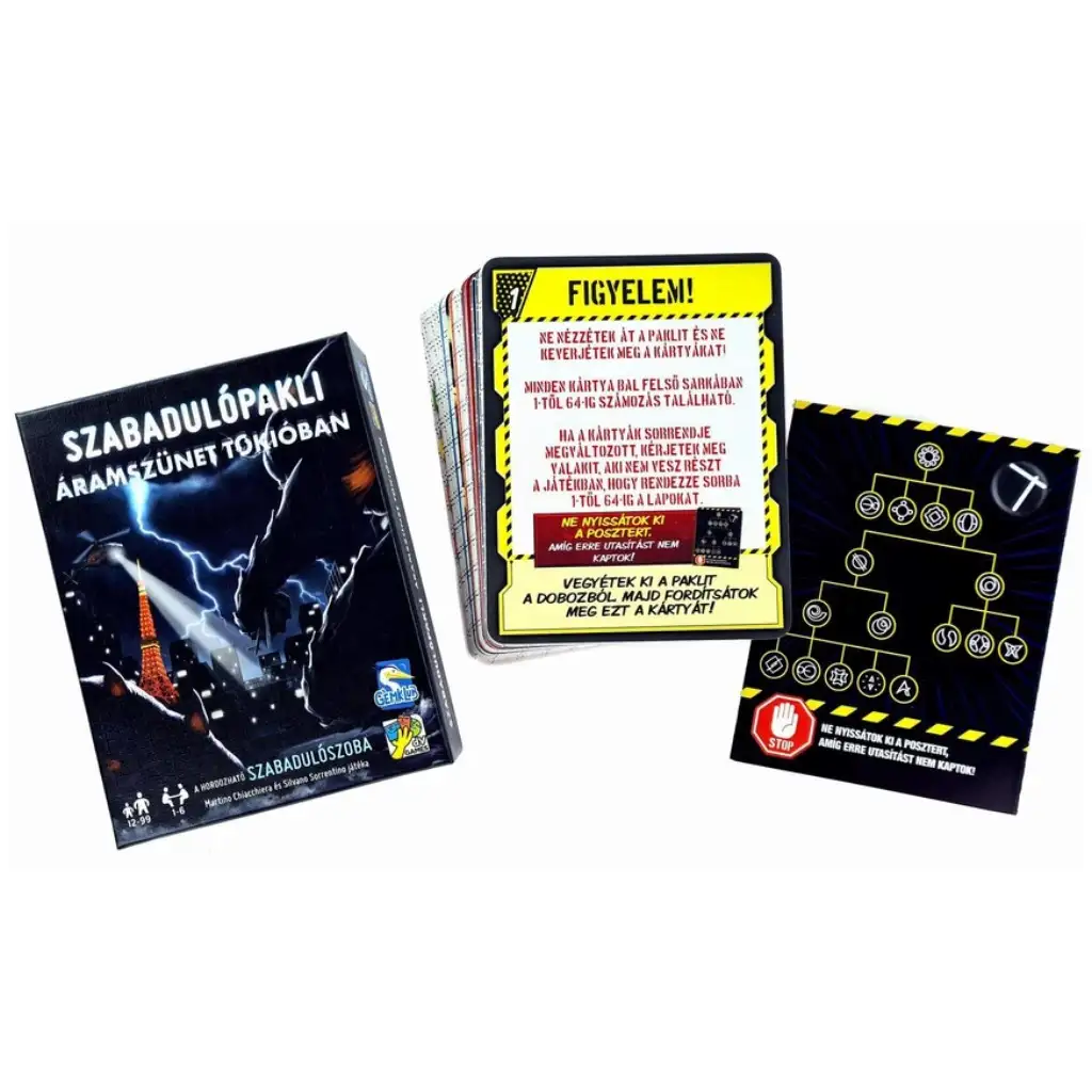 Szabadulópakli - Áramszünet Tokióban kártyajáték kép 2