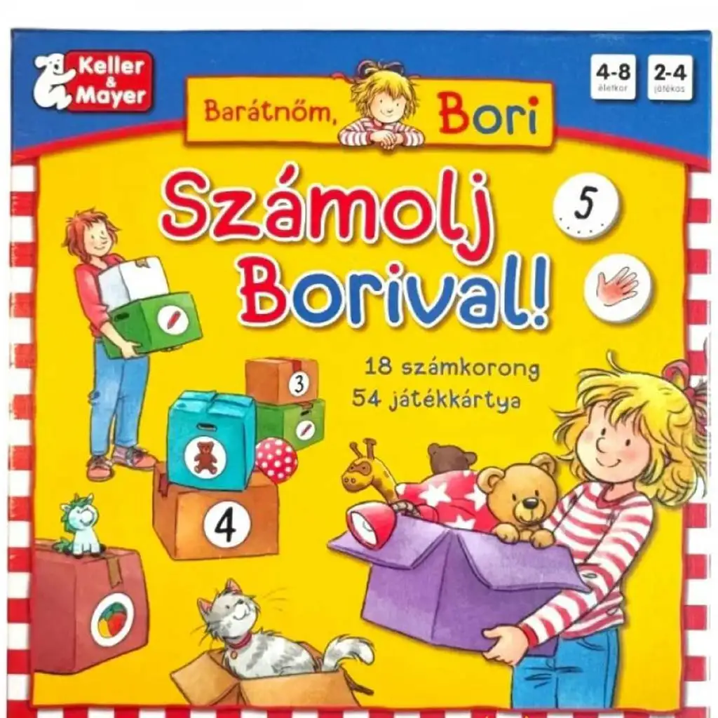 Számolj Borival! társasjáték