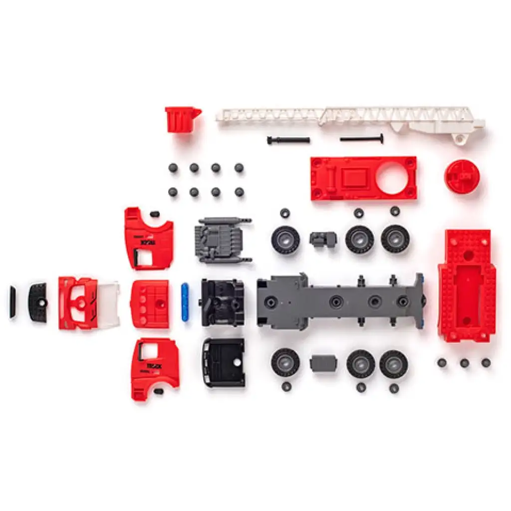 RC szerelhető távirányítós tűzoltókocsi 30cm - Woodyland kép 2