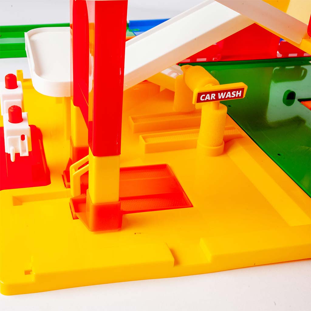 Háromszintes szervizgarázs úttal és kiegészítőkkel - Wader kép 5