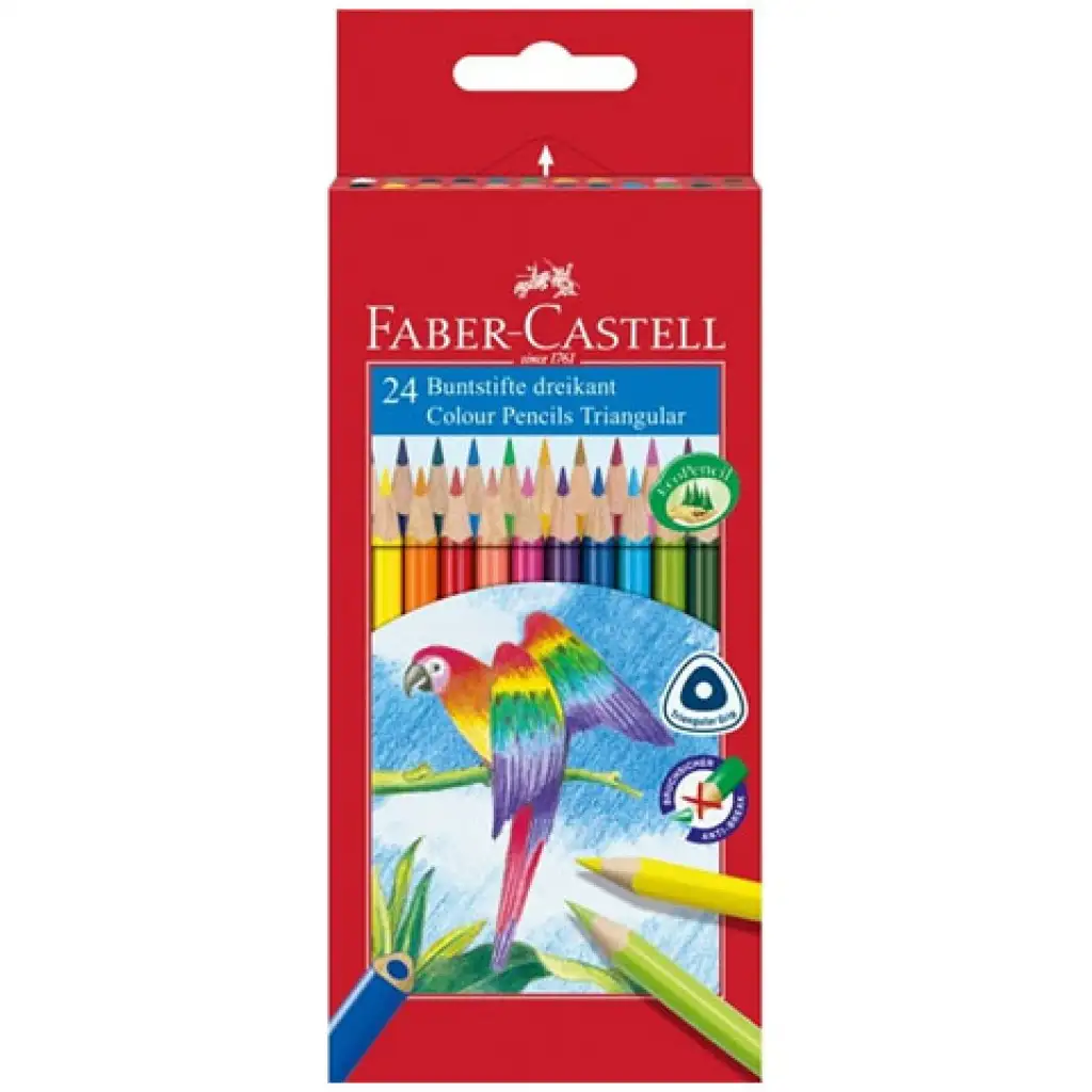 Faber-Castell: Színes ceruza 24db-os szett