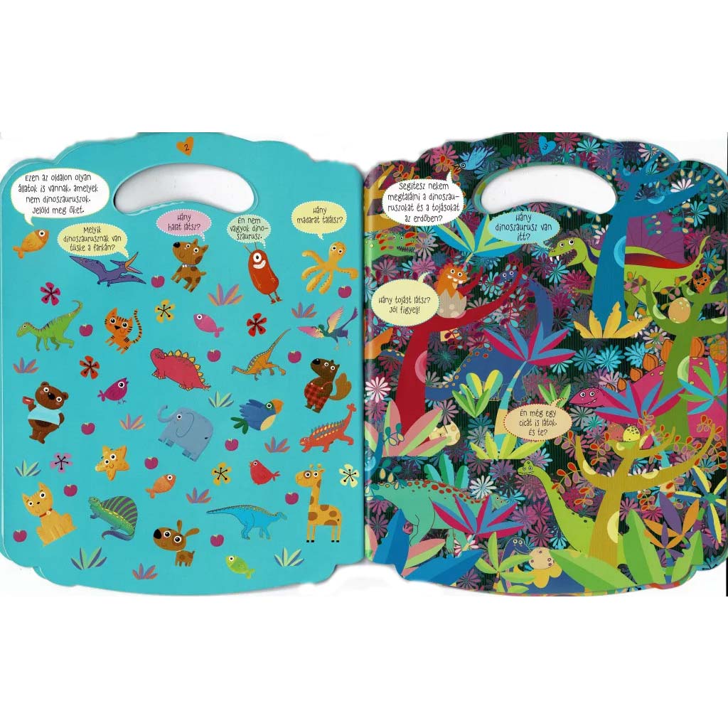Színes foglalkoztatófüzet dinoszauruszokkal kép 2