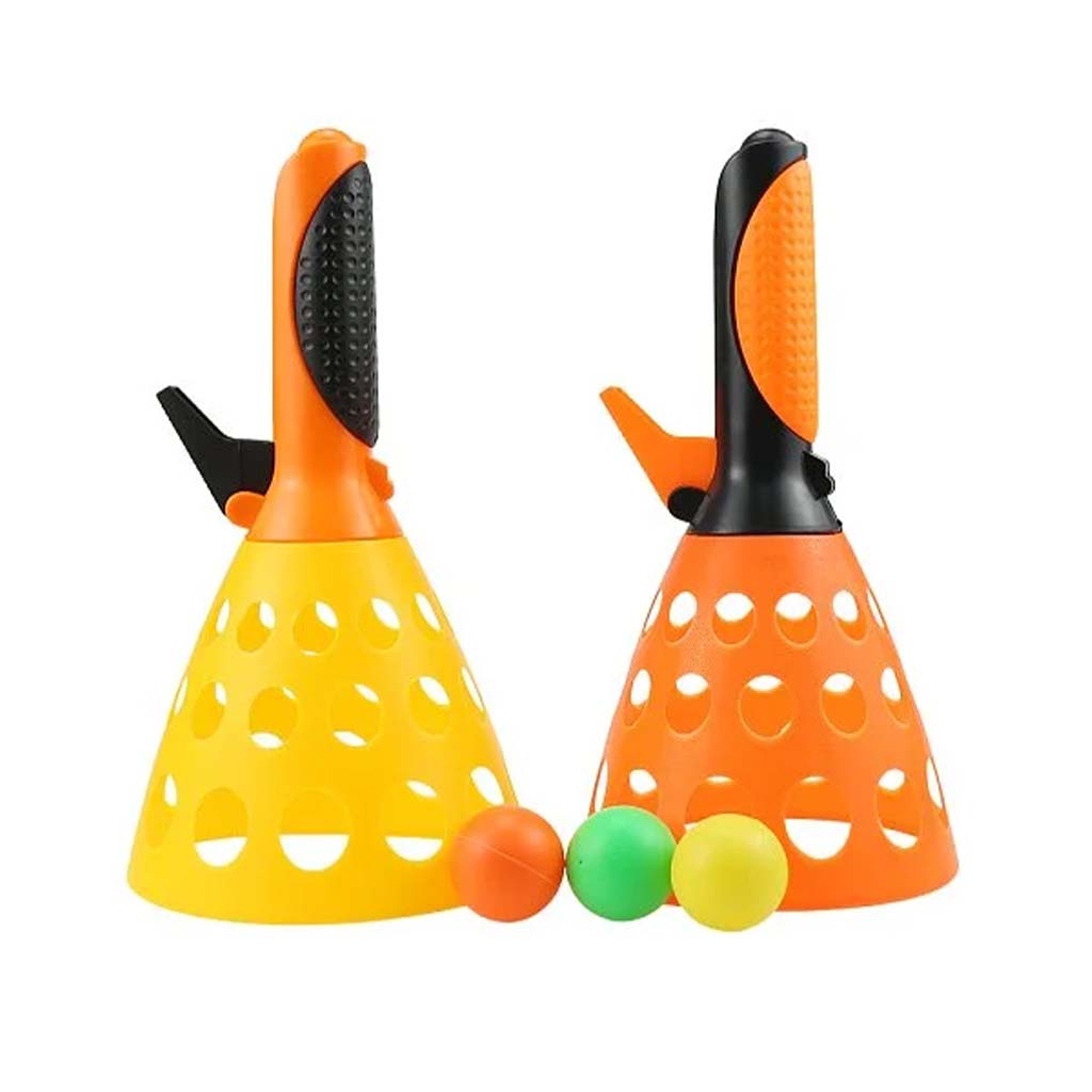 Színes tölcséres elkapójáték játékszett - Woodyland