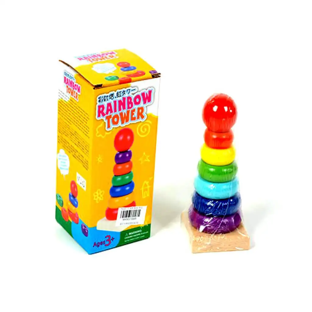 Szivárvány torony rakosgató játék