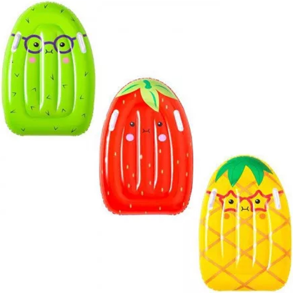 Bestway: Szörf alakú felfújható úszódeszka gyümölcs mintával többféle változatban 84cm