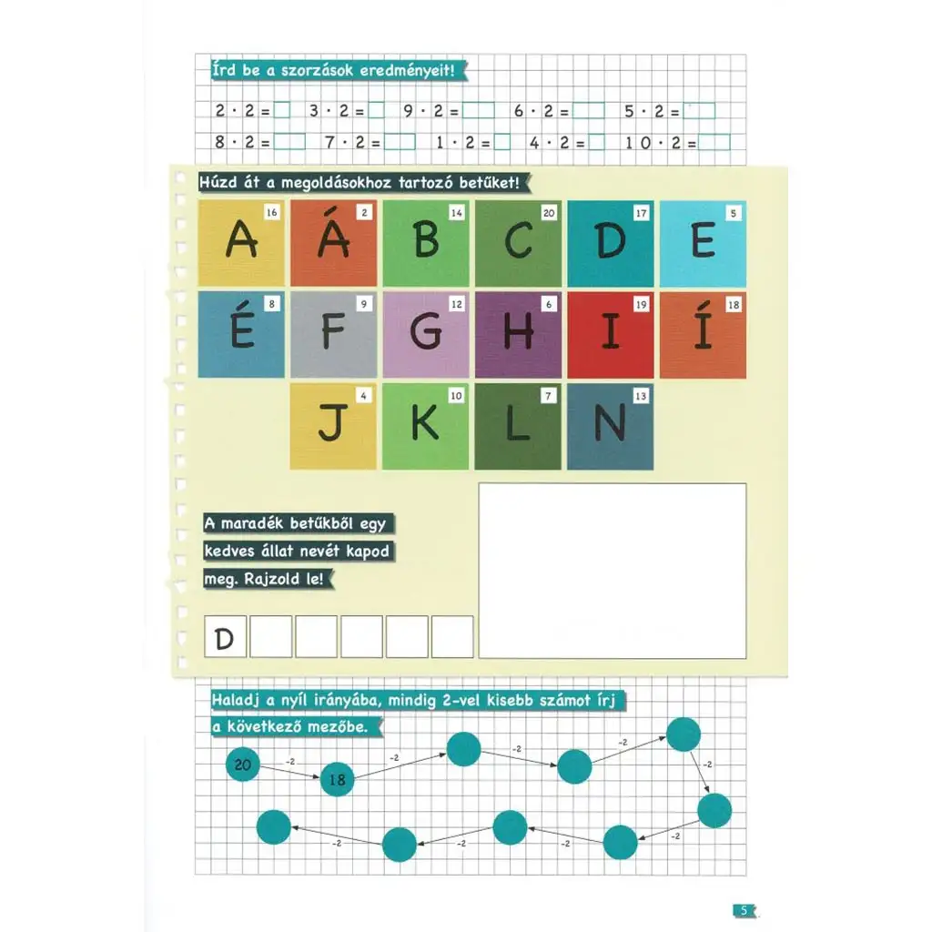 Tanoda - Gyakorlófeladatok másodikosoknak 1. kép 4