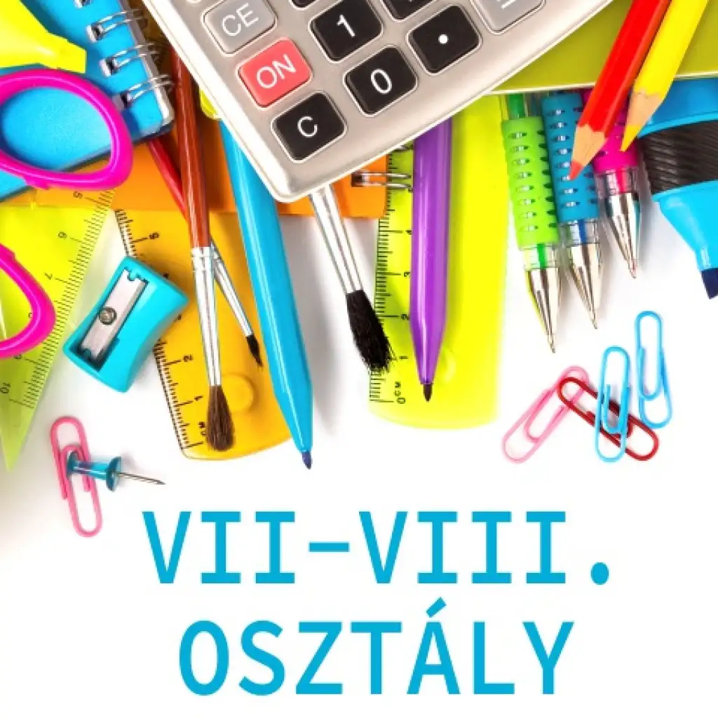 Tanszercsomag 7-8. osztályosok részére