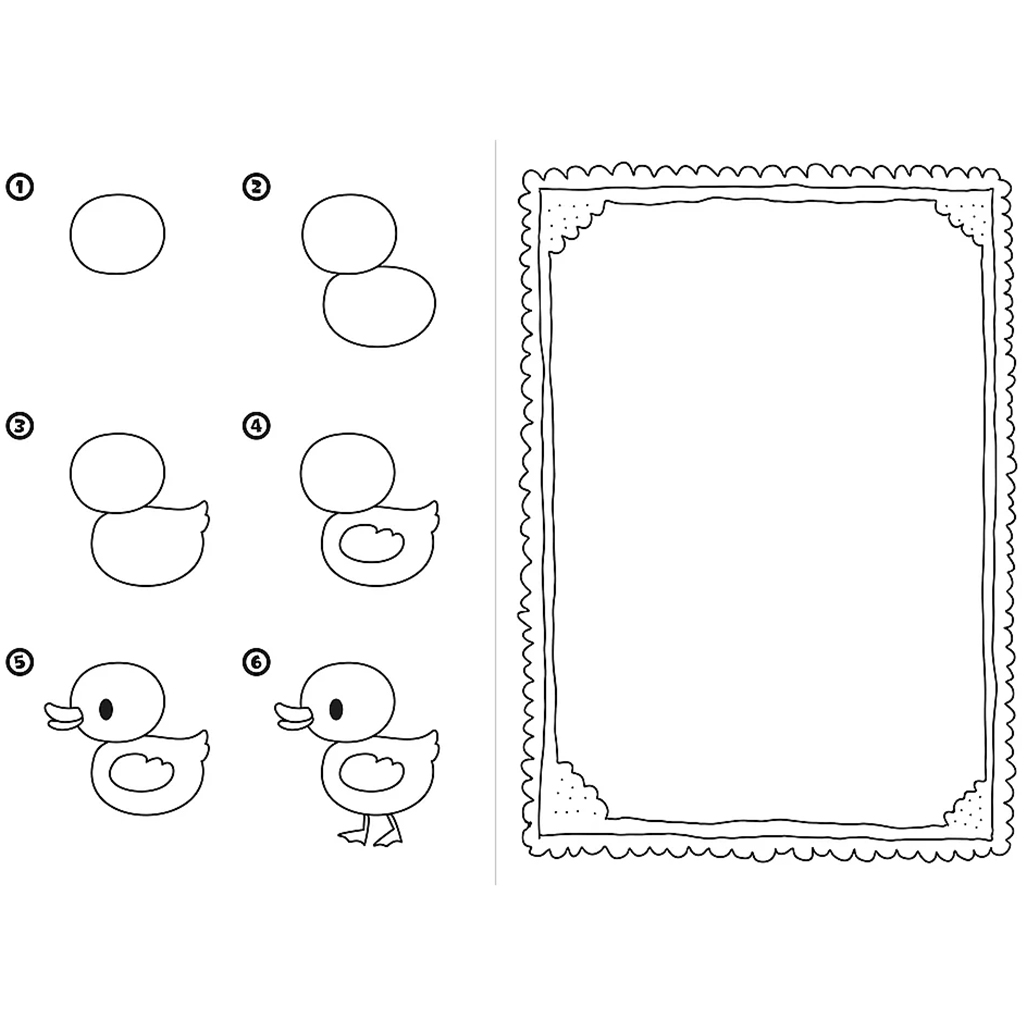 Rajzolj állatokat lépésről lépésre foglalkoztató füzet - Trefl kép 2