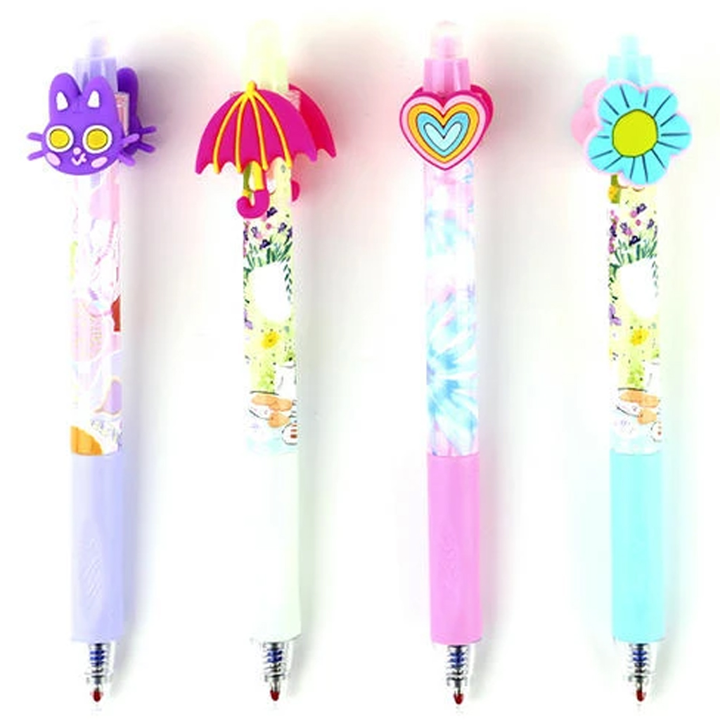 Nebulo: Tavaszi csecsebecse radírozható nyomógombos zselés toll több változatban 1db