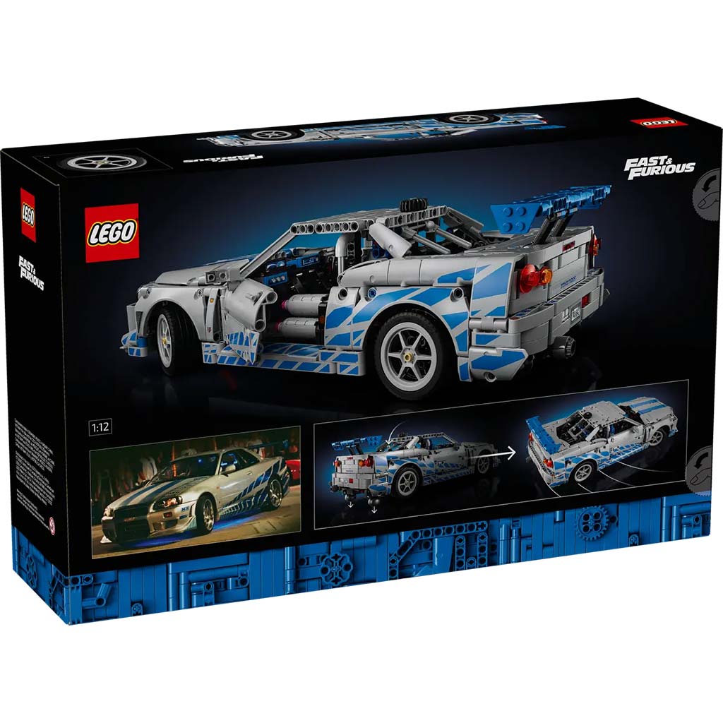 LEGO® Technic: 2 Fast 2 Furious Nissan Skyline GT-R (R34) autó (42210) kép 2