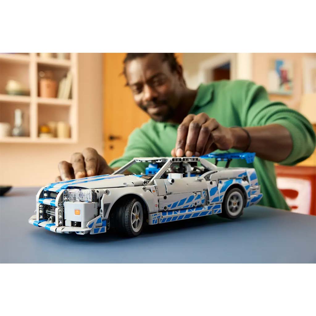 LEGO® Technic: 2 Fast 2 Furious Nissan Skyline GT-R (R34) autó (42210) kép 7