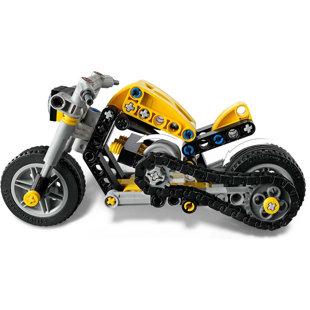 LEGO® Technic: Sárga motorkerékpár (42225) kép 6