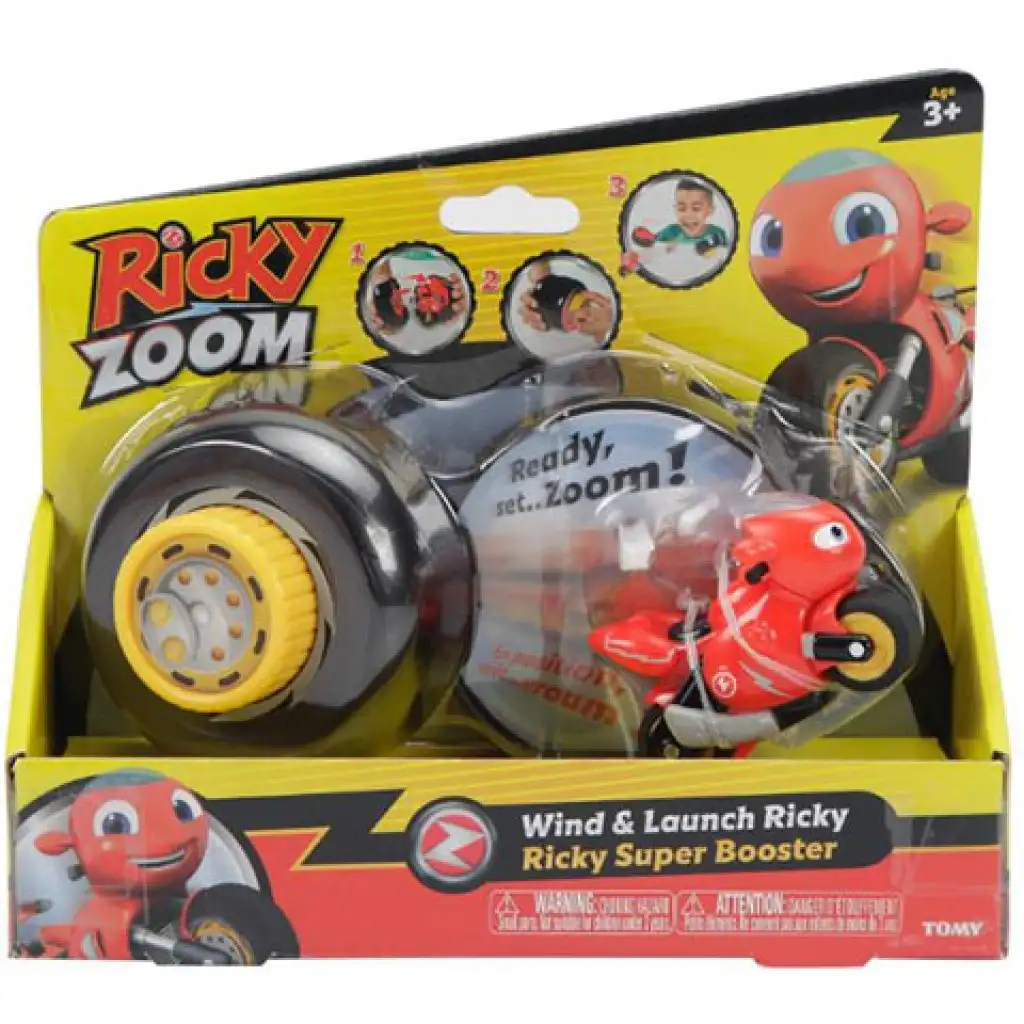 Tomy: Ricky Zoom - Tekerős kilövő Ricky figurával