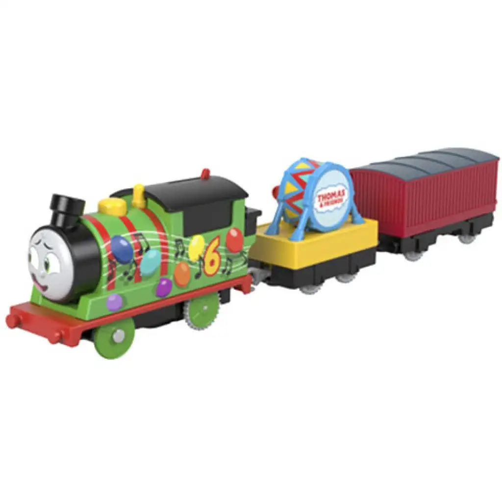 Thomas és barátai: Buli Percy motorizált szerelvény - Mattel kép 2