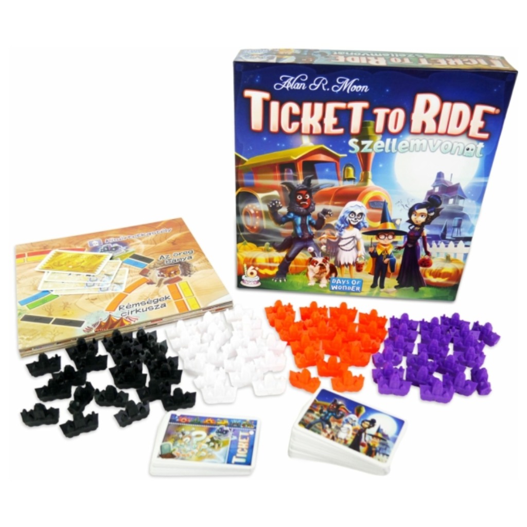 Ticket to Ride - Szellemvonat társasjáték kép 2