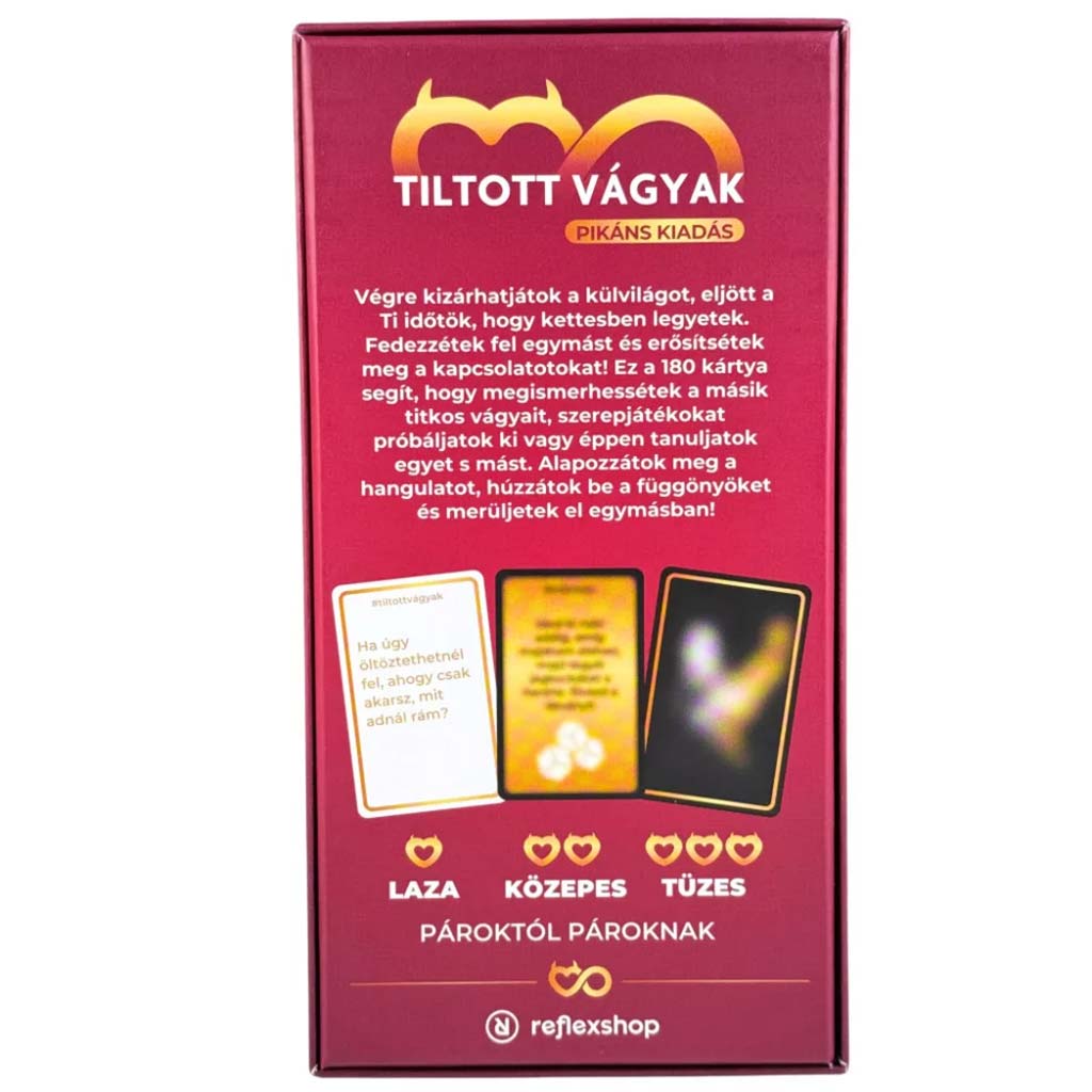 Tiltott vágyak: Pikáns kiadás felnőtt társasjáték kép 2