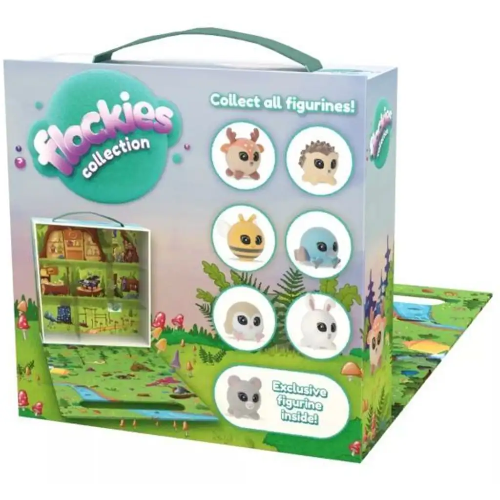 Flockies: Házikó gyűjtődoboz egér figurával 4. széria kép 2