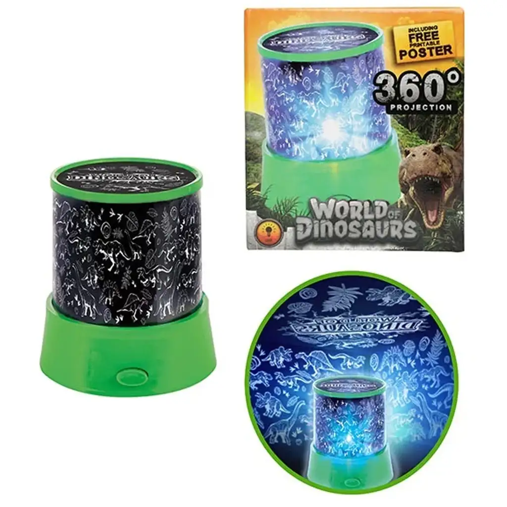 Glow N Fun projektoros lámpa dinós mintával kép 2