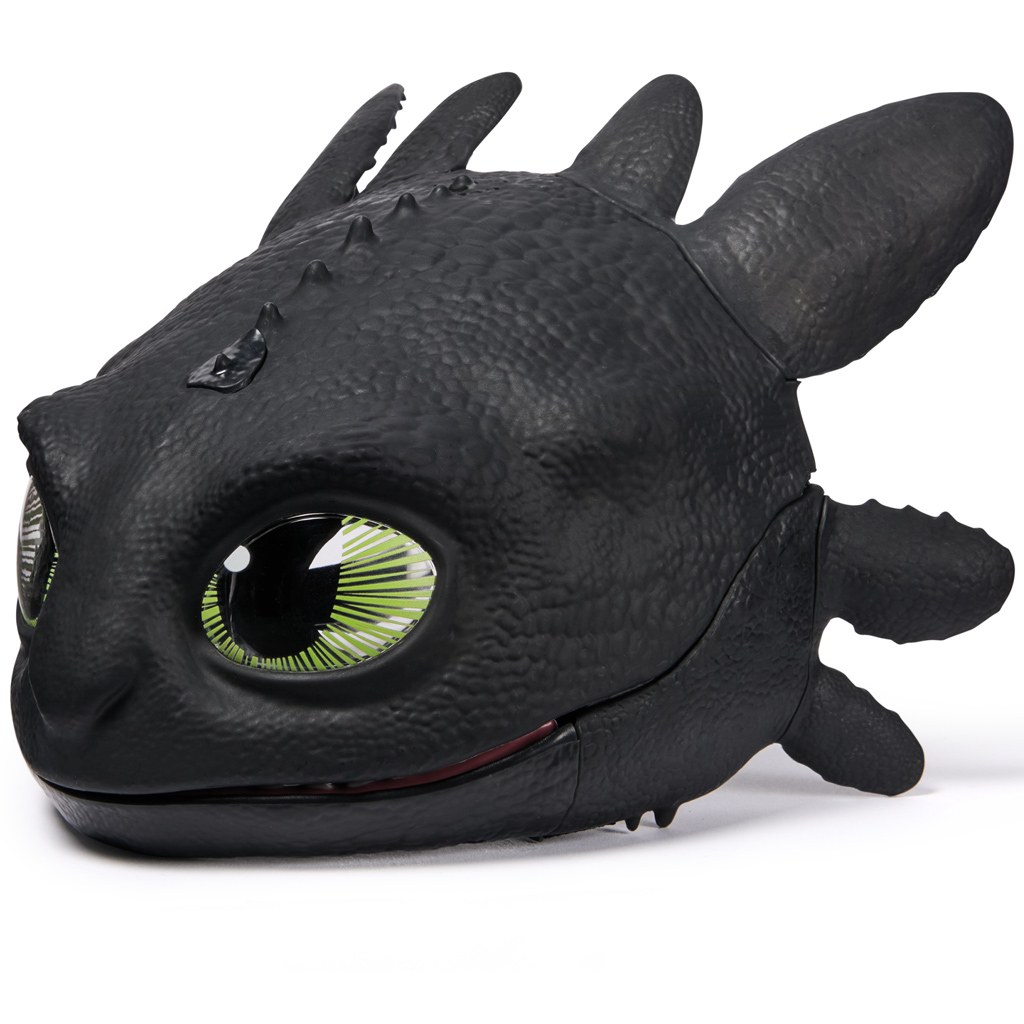 Így neveld a sárkányodat: Elektronikus Fogatlan maszk hanggal, fénnyel és füst effekttel - Spin Master kép 2