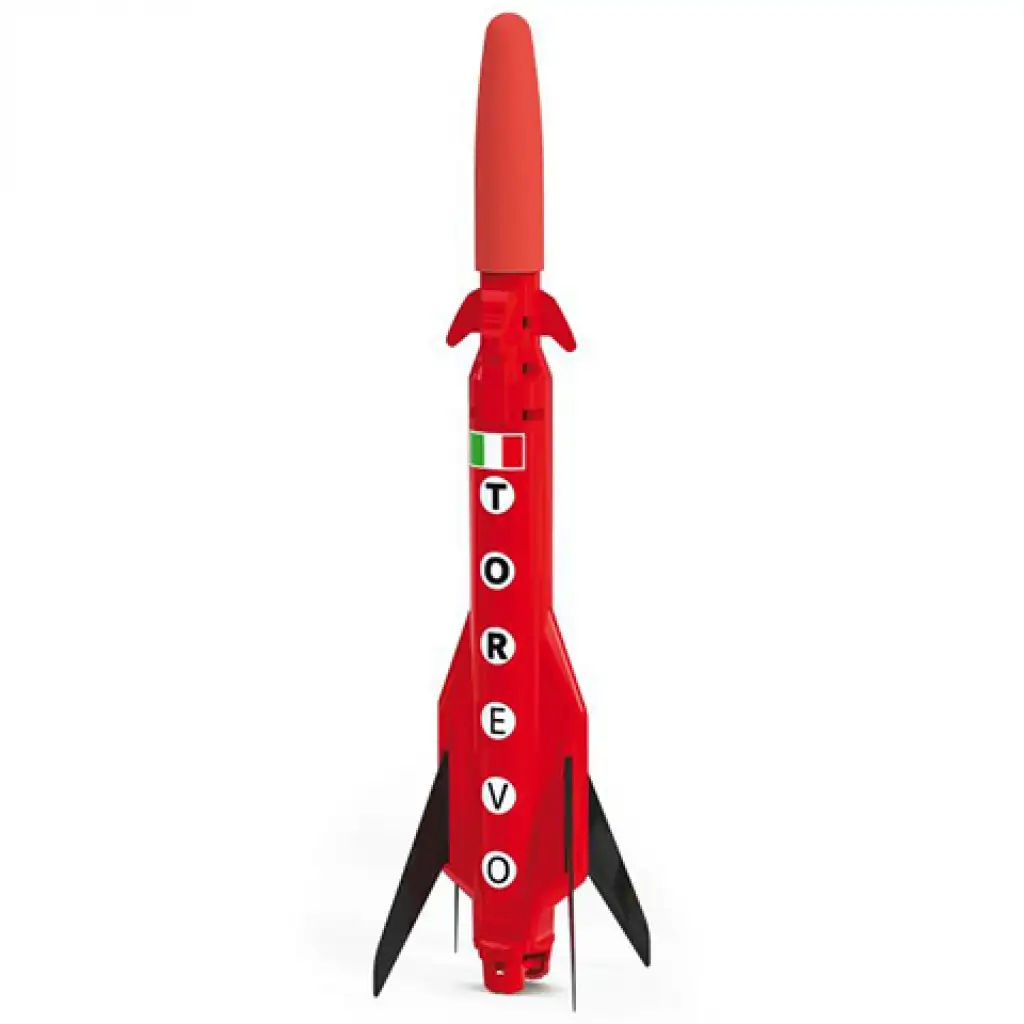 Quercetti: Tor Evo piros játékrakéta kép 2