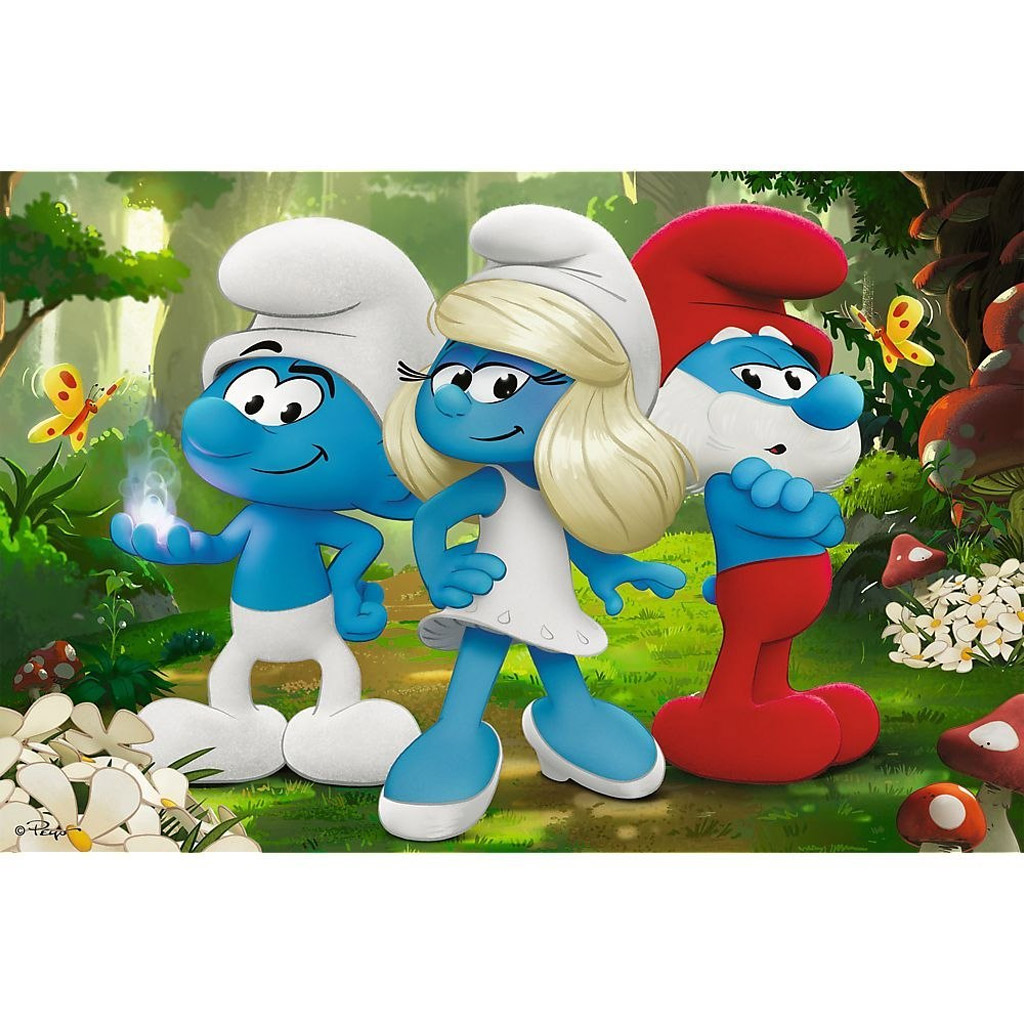 Hupikék törpikék 60db-os puzzle - Trefl kép 2