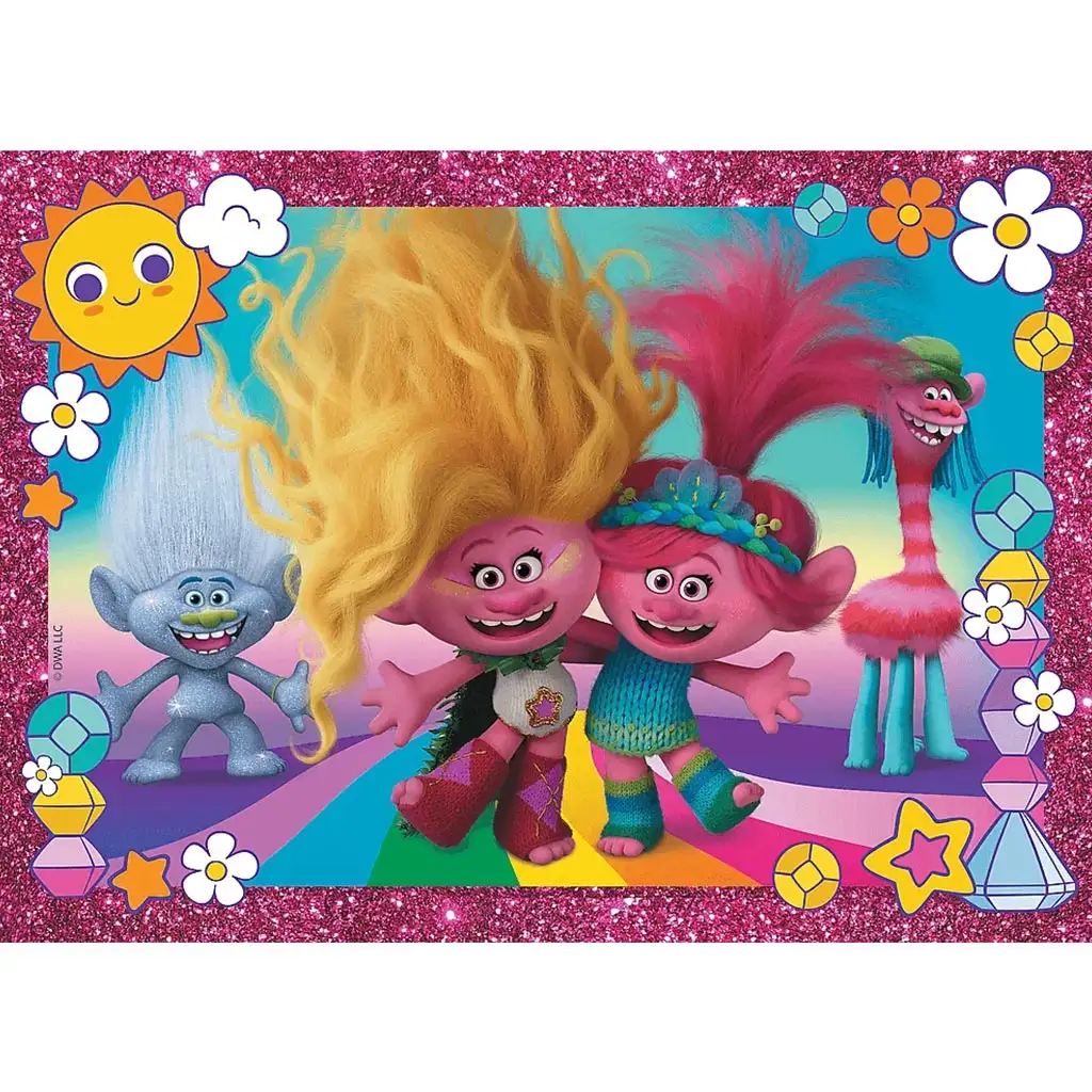 Trollok 100db-os glitter puzzle -Trefl kép 2